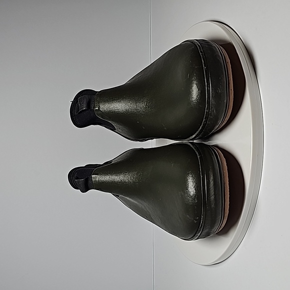 Staheekum Ankle Rain Winter Boot Shoe Rubber Waterproof Pull-On Olive Green 10 - Picture 3 of 16